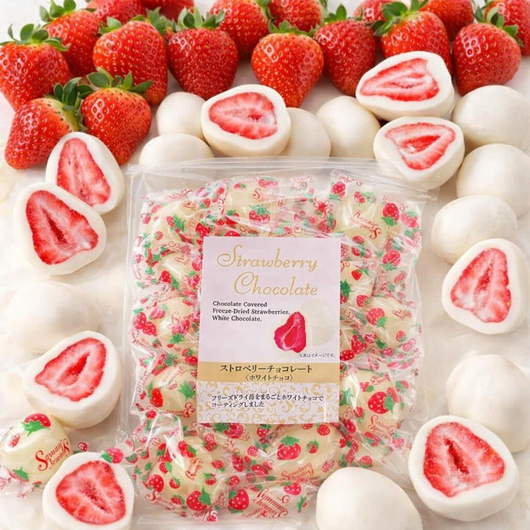 Chun Ri Tang Whole Freeze-Dried Strawberries Chocolate