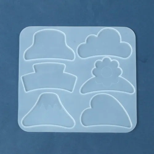 Direct delivery from Japan: バンスクリップシリコンモールド hair accessories DIY mold (B2968)
