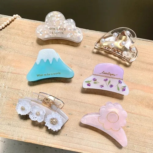 Direct delivery from Japan: バンスクリップシリコンモールド hair accessories DIY mold (B2968)