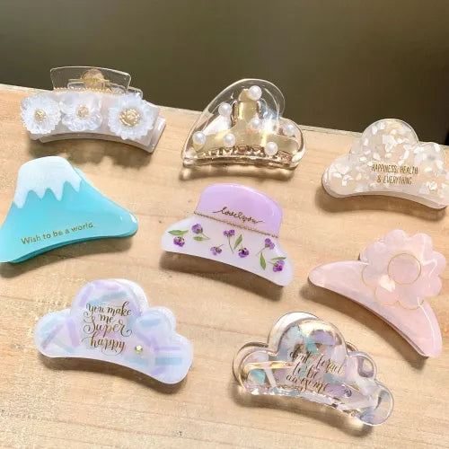 Direct delivery from Japan: バンスクリップシリコンモールド hair accessories DIY mold (B2968)