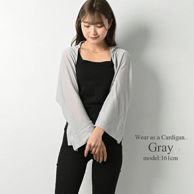 日本直送：UV防曬二合一輕薄披肩 (C216) / Direct from Japan: UV Sunscreen 2-in-1 Lightweight Shawl (C216)