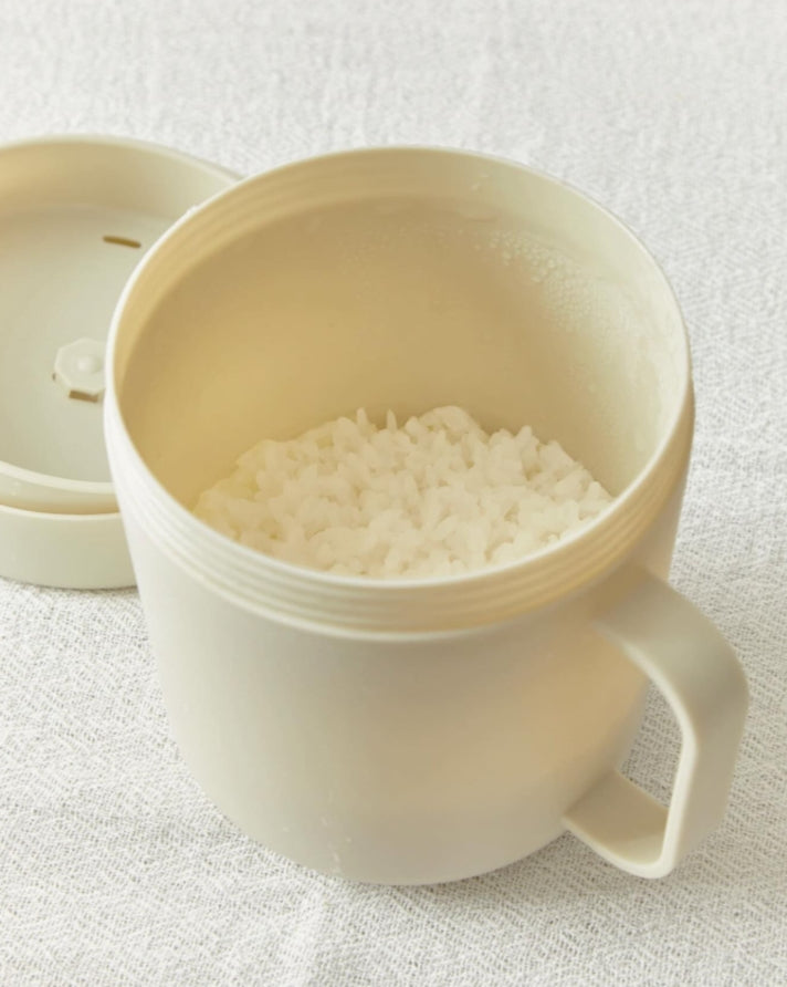 日本直送：3COINS KITINTO Rice Pot 微波爐煮飯餸杯 (B3126)
