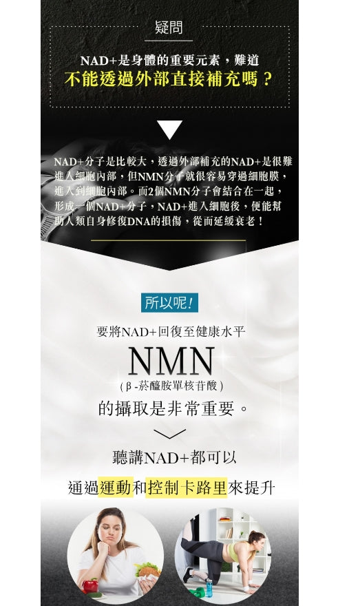日本製：日本 Costco Infinity 逆齡 NMN 200（120 粒超值組）(B3184)
