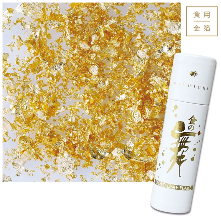 日本製：箔一 Hakuichi 高級食用金箔ふりかけボトル (B3822)