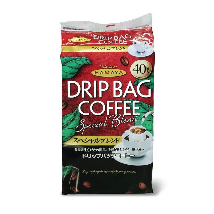 日本製-HAMAYA-濾掛咖啡-40袋入-Special-Blend-手沖風味-1924年創業-日本老字號咖啡-日本直送-產品展示照