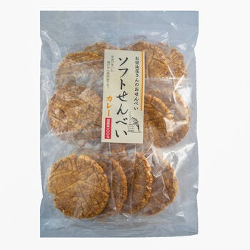 日本製：日本風濃厚カレーソフトせんべい (12枚 x 6袋) (B3902)