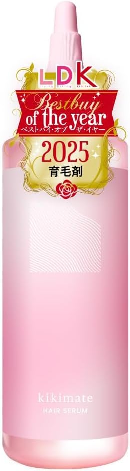 日本製-kikimate代購-藥用頭皮護理女性育毛劑150ml-單瓶裝LDK大賞認證醫藥部外品-日本進口kikimate女性育毛劑150ml藥用防掉髮頭皮保濕專家監修產後掉髮髮際線護理適用-改善掉髮稀薄及頭皮乾澀-日系個人護理用品照
