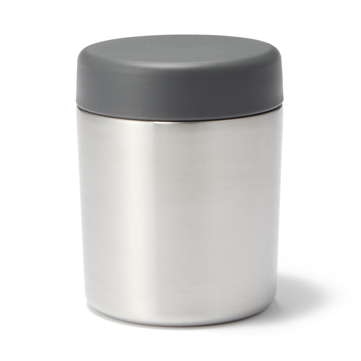 Made in Japan: MUJI Wide Mouth Insulated Soup Jar 300/430mL | Gray/Beige/Silver (B592)