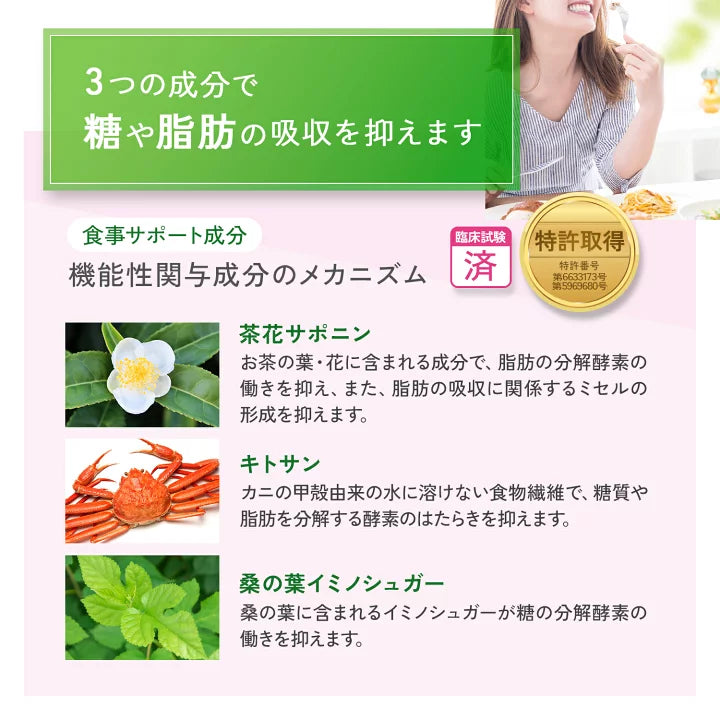 日本製：FANCL 卡路里控制瘦身丸 90粒 (30日份) (F284)