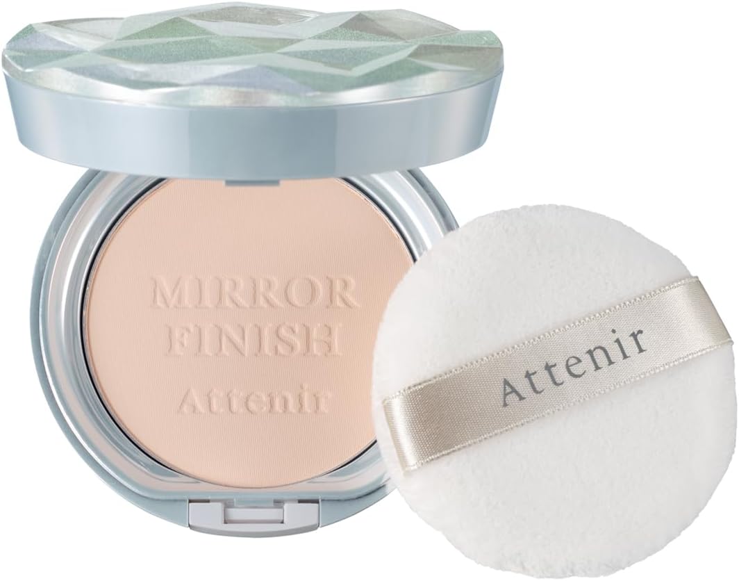 Made in Japan: Shiseido Attenir | Lumiere Finishing Powder with Puff and Mirror Compact (B3592)