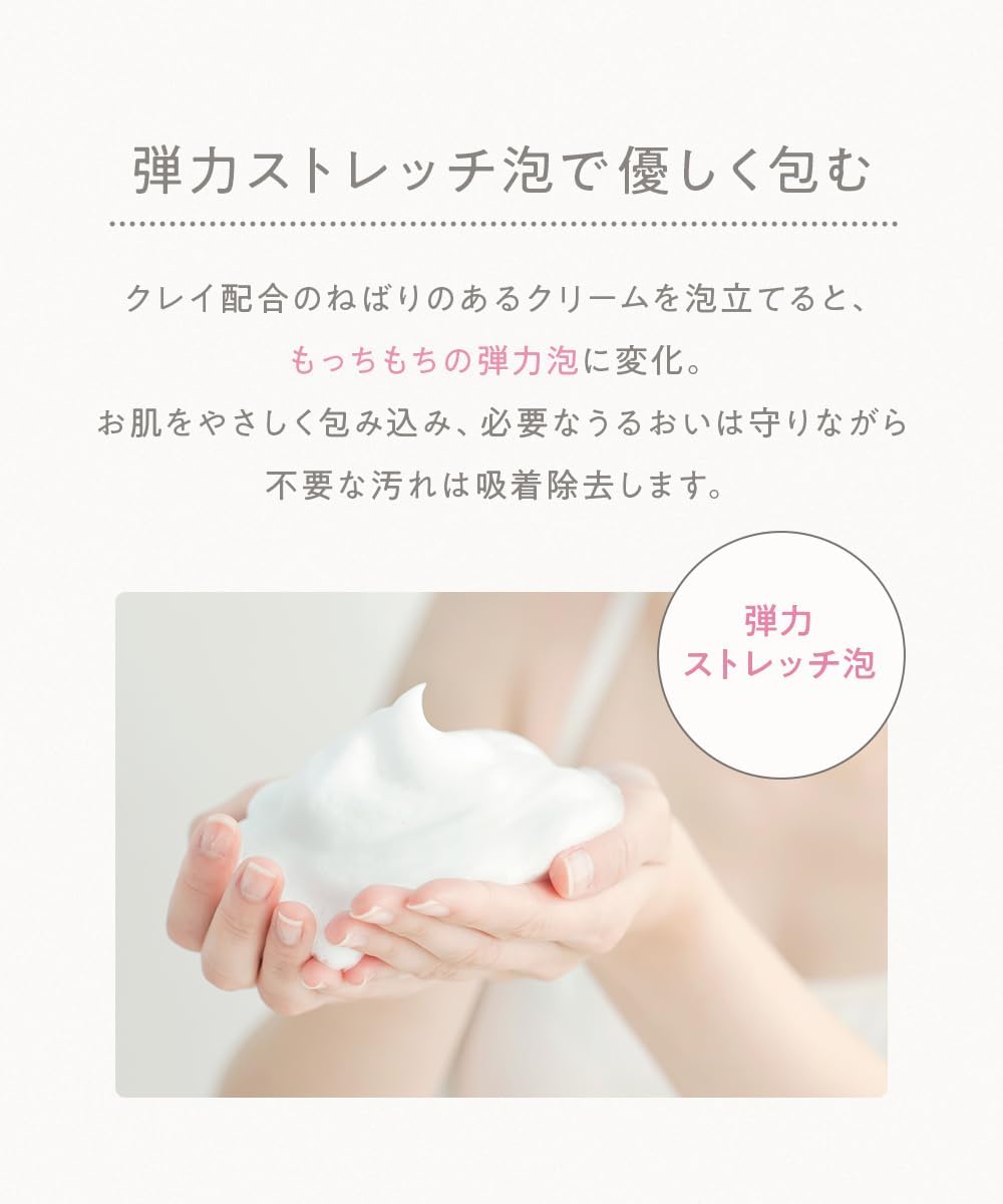 日本製：CLAYGE クレージュ クレンジングウォッシュ（モイスト） 120g (B3634)