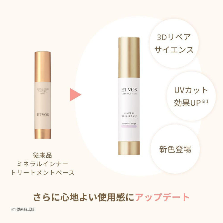Made in Japan: ETVOS Mineral Repair Base 25ml SPF35 PA+++(B3808)
