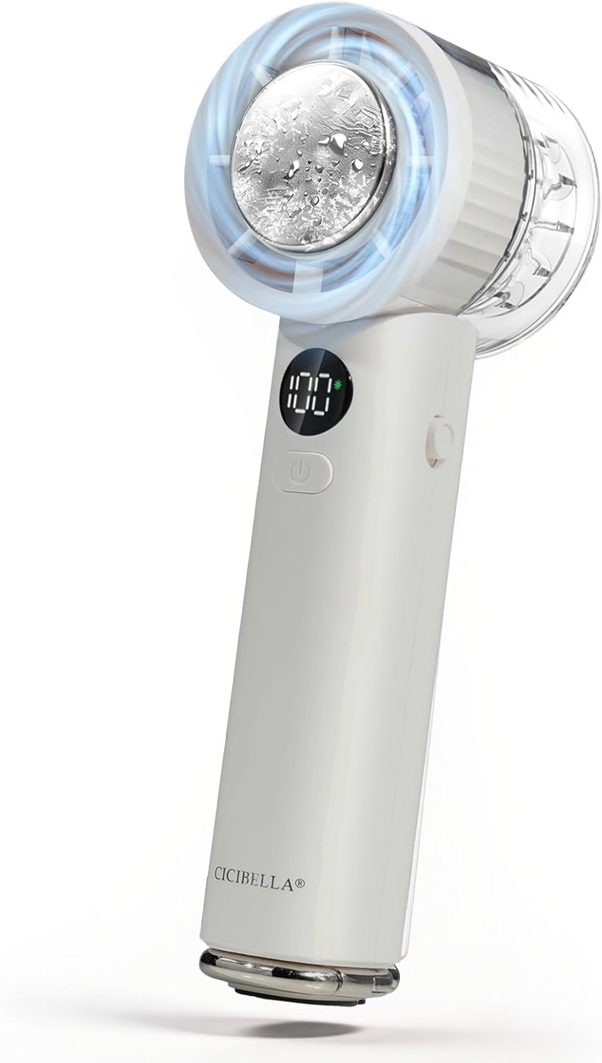 Japanese Brand: CICIBELLA | 2026 New Innovative Straight-Handle / Foldable Refrigeration Handheld Fan (B3637)