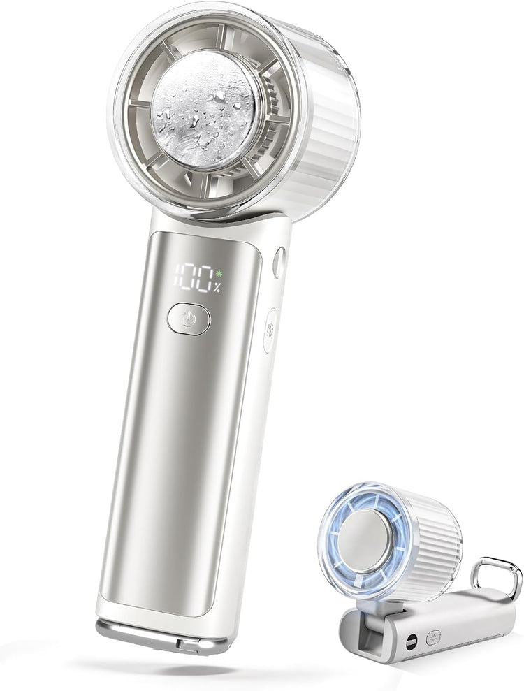 Japanese Brand: CICIBELLA | 2026 New Innovative Straight-Handle / Foldable Refrigeration Handheld Fan (B3637)