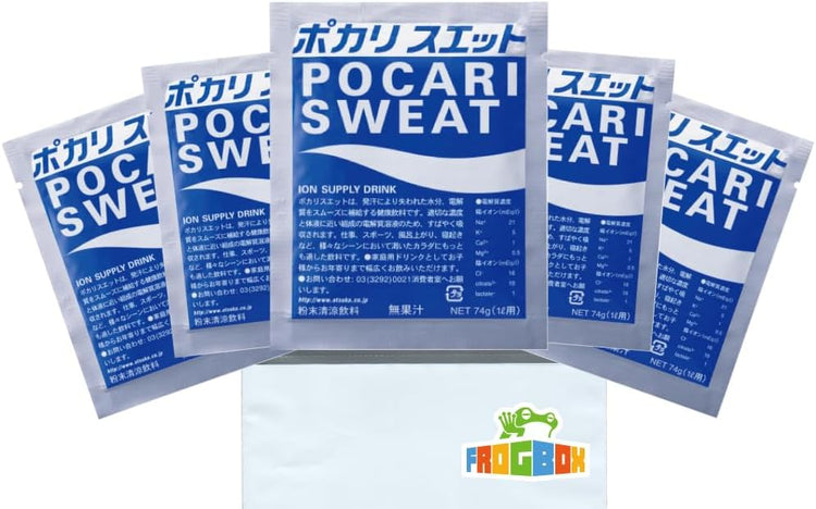  日本製-大塚製藥代購-POCARISWEAT寶礦力水特電解質粉末74gx5袋-日本進口ポカリスエット運動發燒防脫水沖劑-滋陰潤燥回補元津-健康生活實拍圖