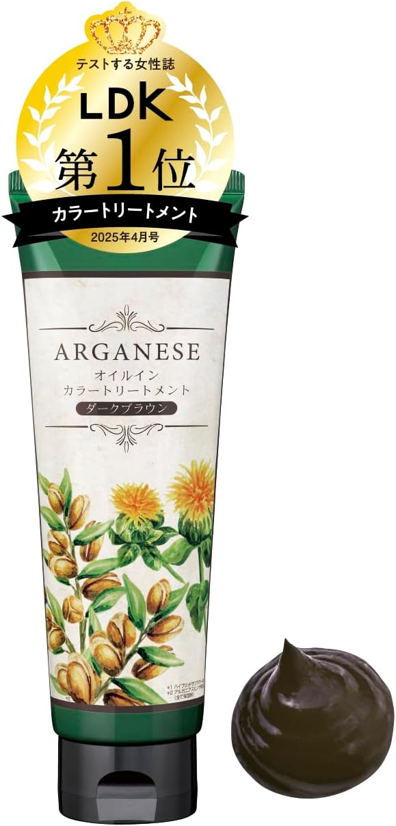 Made in Japan: ARGANESE Argan Oil Hair Coloring and Conditioning Cream (B603)