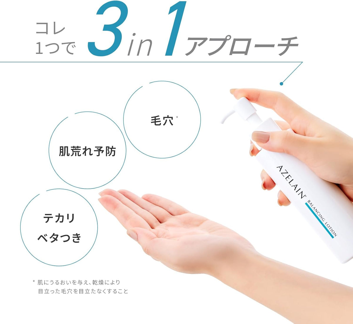 日本製：🏆LDK推薦 日本 AZELAIN ｜ 壬二酸毛孔護理水油平衡保濕化妝水 150ml (B3446)