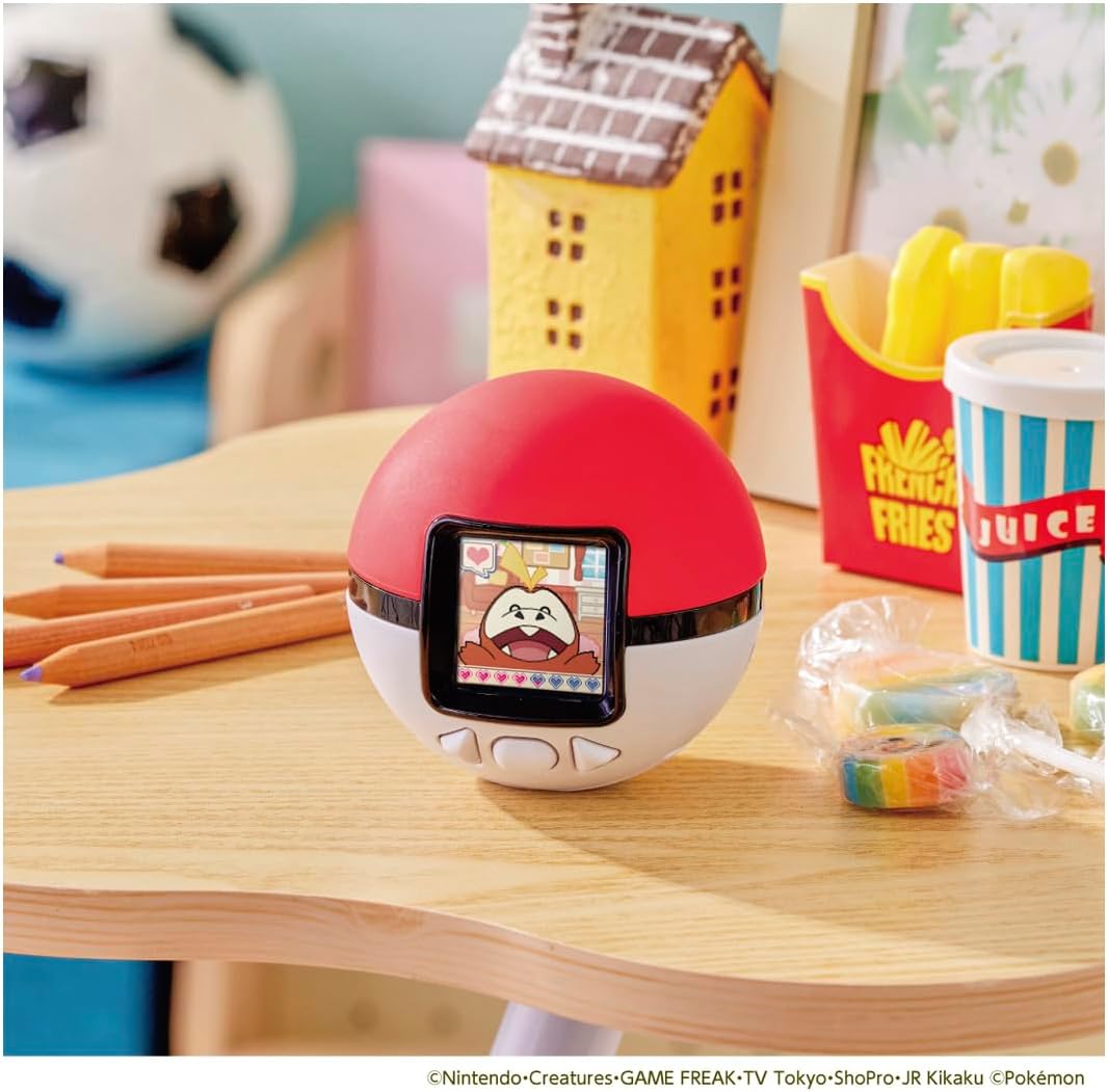 日本直送：Takara Tomy ｜ Pokemon Friends 互動感應精靈球 LCD 遊戲機 (B3404)