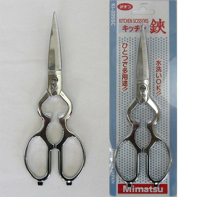 日本製：金鹿工具製作所 燕三条ステンレスキッチンバサミ (B3037)