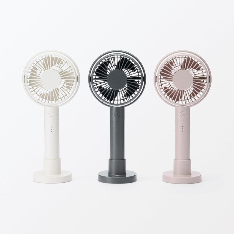 Direct from Japan: MUJI Angle-Adjustable Rechargeable Portable Fan (B3084)