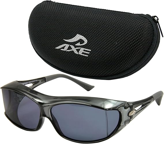 Made in Japan: AXE ｜ SG-605PSET Professional Panoramic Polarized Fit-Over Sunglasses (B3648)