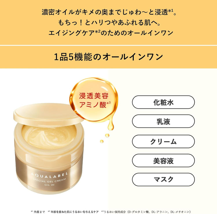 Made in Japan: Shiseido Aqua Label Special Gel Cream A 90g (B3543)