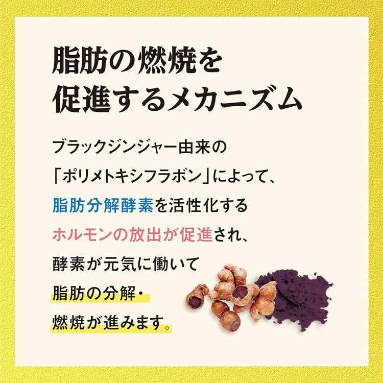 日本製：小林製藥 ｜Naishi Help Alpha｜ 黑生薑 × 薩拉西亞 脂肪對策營養素 90粒/約30日份 (B3532)