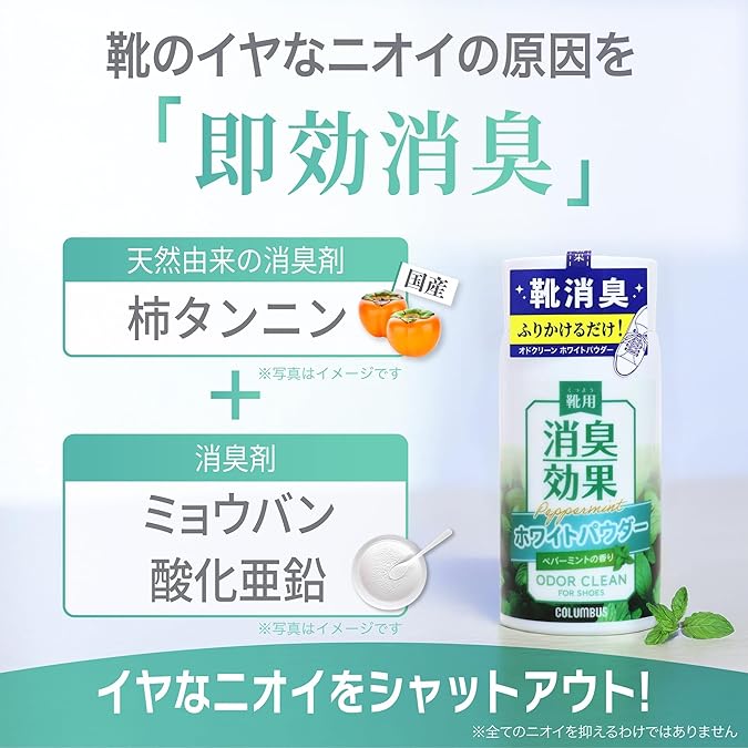 日本製：Odor Clean 靴用消臭剤 50g 靴の臭い撃退 (B3252)