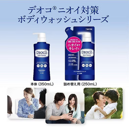 Made in Japan: Rohto Deoco Medicated Whitening, Germicidal, Deodorizing Body Wash 350ml (B3699)