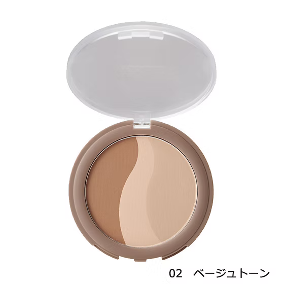 日本製：Ririmew 指原莉乃 Sheer Matte Shading 透薄霧面三色修容陰影盤 11g (B606)