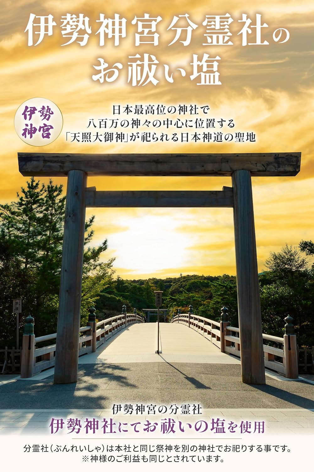 日本製：天照之神鹽 奧剛石能量盛鹽 (黃色財運款) (B3260)