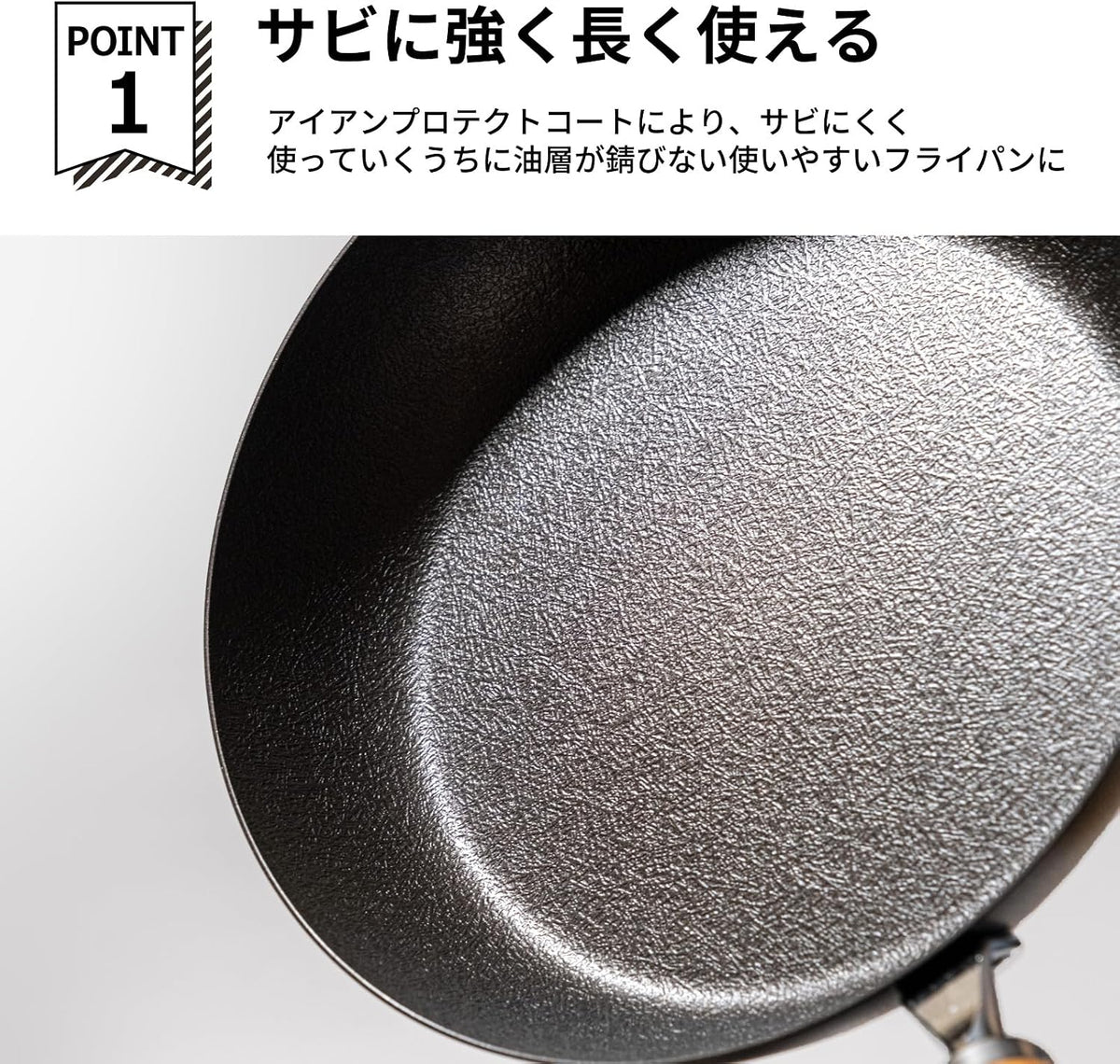 新潟燕三條製 Arnest eN 不易生銹深型平底鑊 30cmアーネスト eN グローコート 鉄フライパン