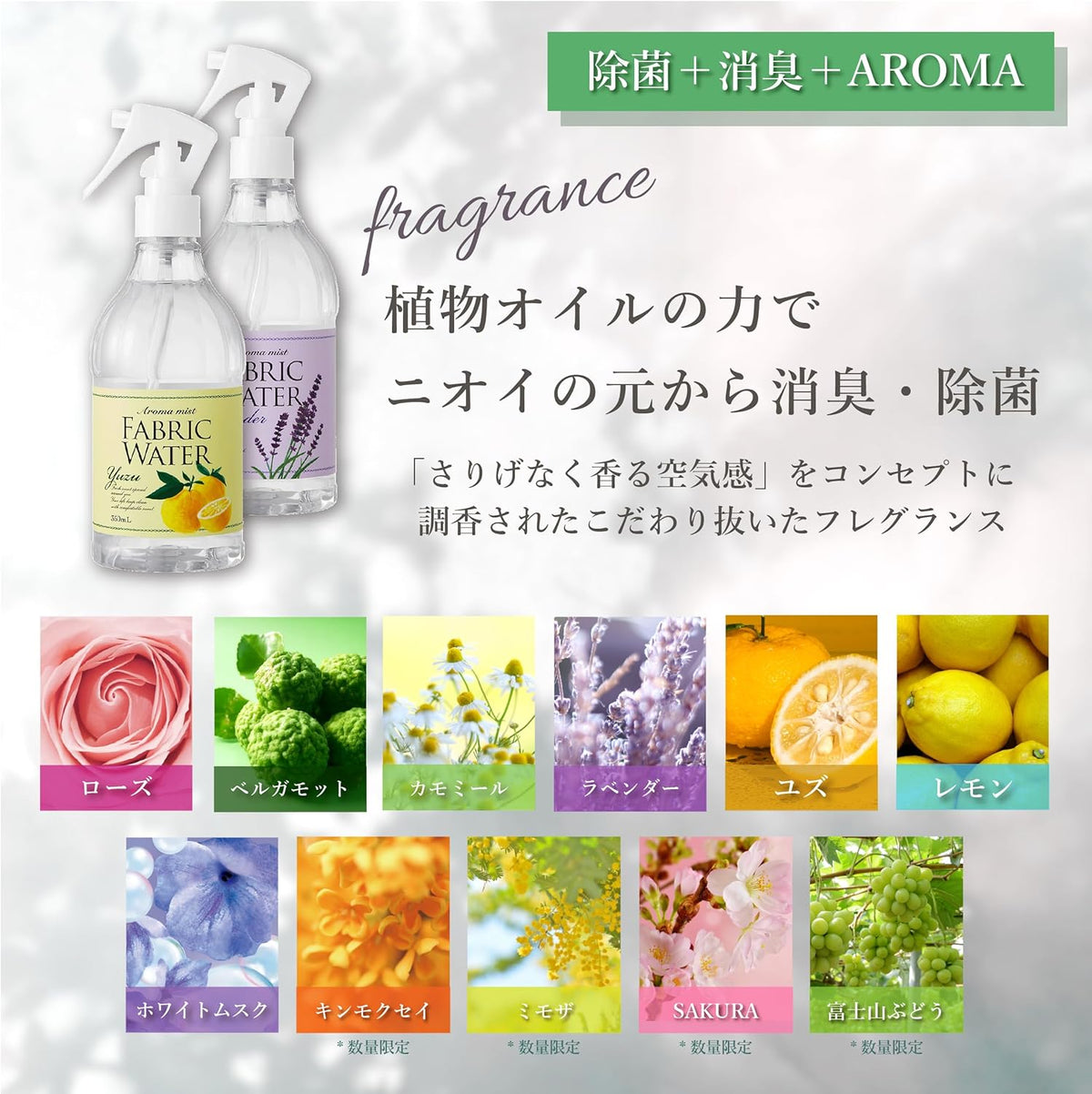 Made in Japan: Daily Aroma | Botanical High-Function Fabric & Room Deodorizing Spray 350mL (B3652)