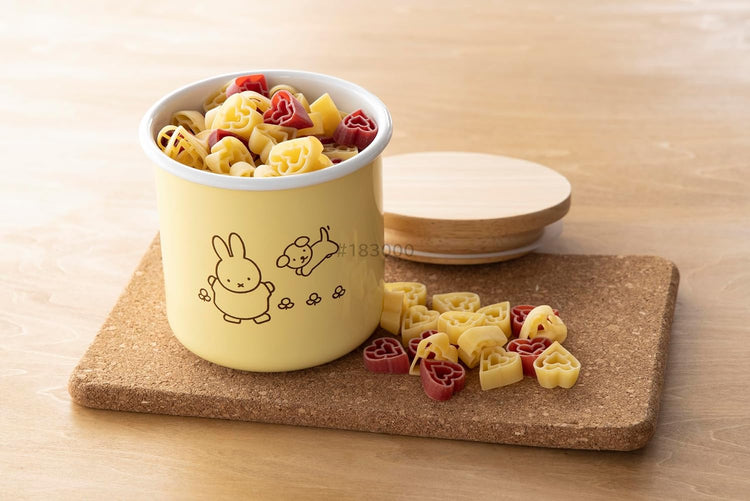 日本直送：富士ホーロー Miffy パステル 9cm ホーロー保存容器 400ml (B3781)