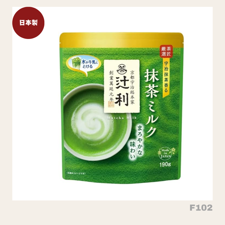 [In Stock/Pre-order] Made in Japan: Kyoto Tsujiri Uji Matcha Milk Powder 190g (F102)
