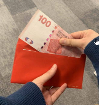 送禮物給阿占