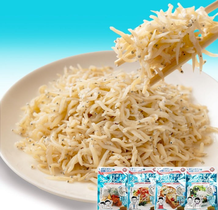 日本製：じゃこ丸劇場 昆布かつお風味 ふわふわちりめん（40g×4袋）(B3638)