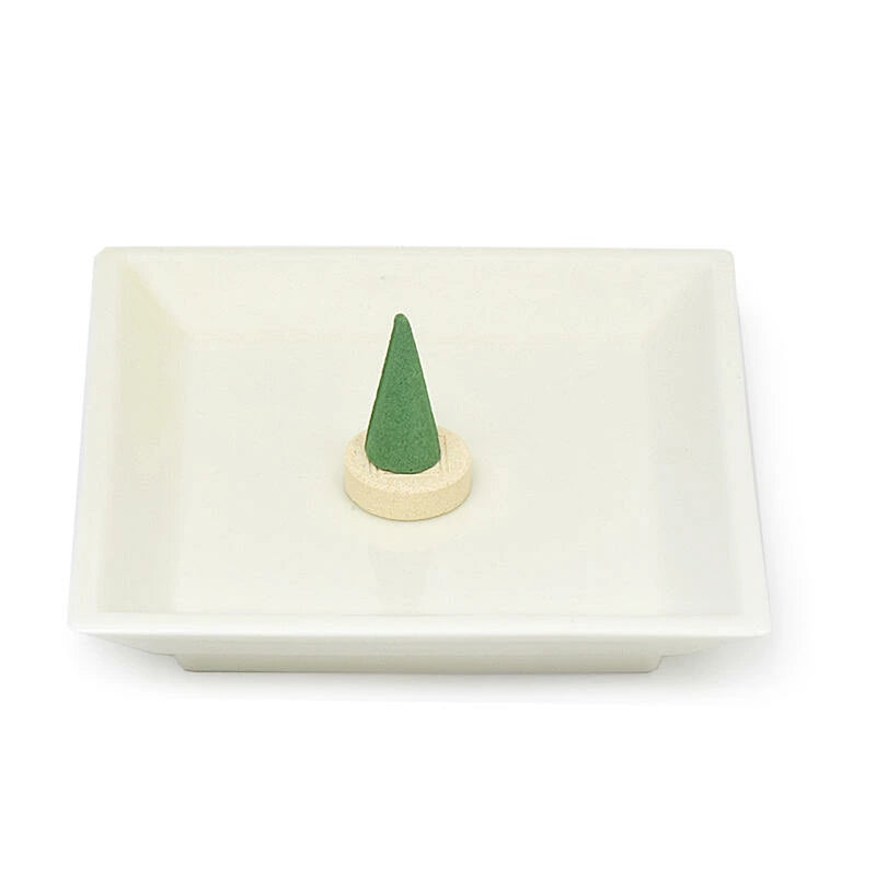 日本製：京都限定｜松榮堂「六種花世界」香氛錐形香連塔座 (30粒入) （B3267）