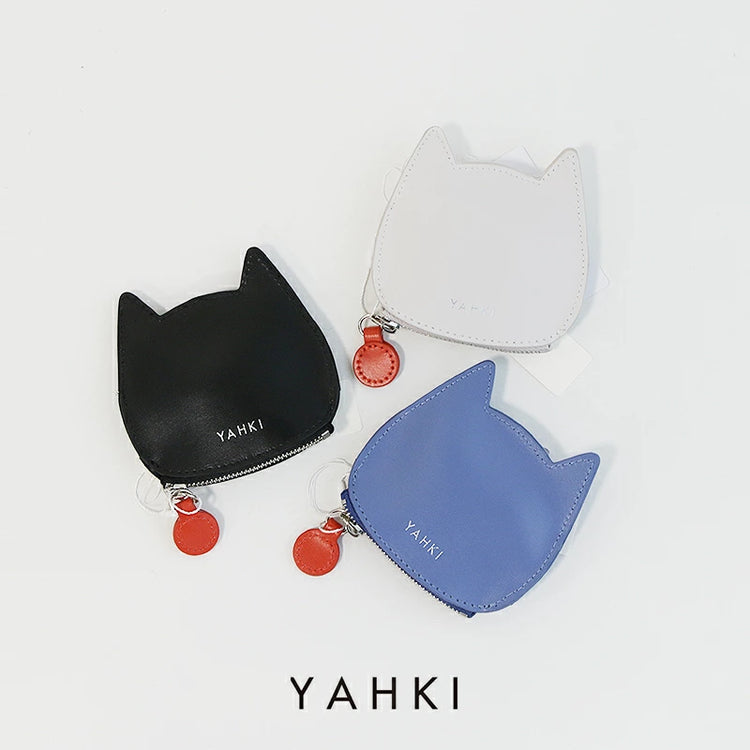 日本製：YAHKI 日本限定本革ポーチ（猫）(Z161)