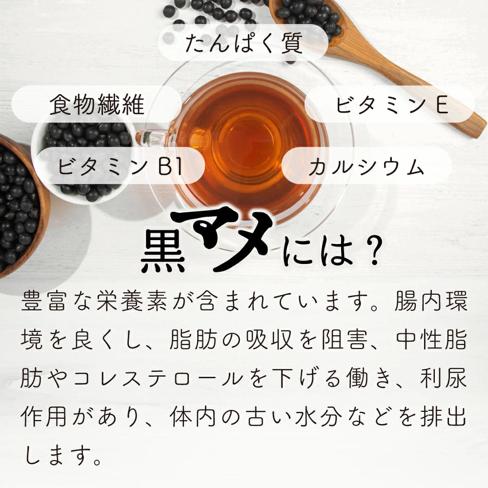 日本製：漢方屋｜香り焙煎黒豆茶（乳酸菌配合）100包入 (B3503)