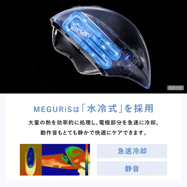 NIPLUX MEGURiS 雙向微電流冷熱光療刮痧美顏儀メグリス EMS×水冷 美顔器