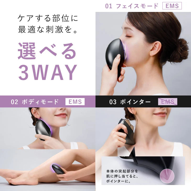 NIPLUX MEGURiS 雙向微電流冷熱光療刮痧美顏儀メグリス EMS×水冷 美顔器