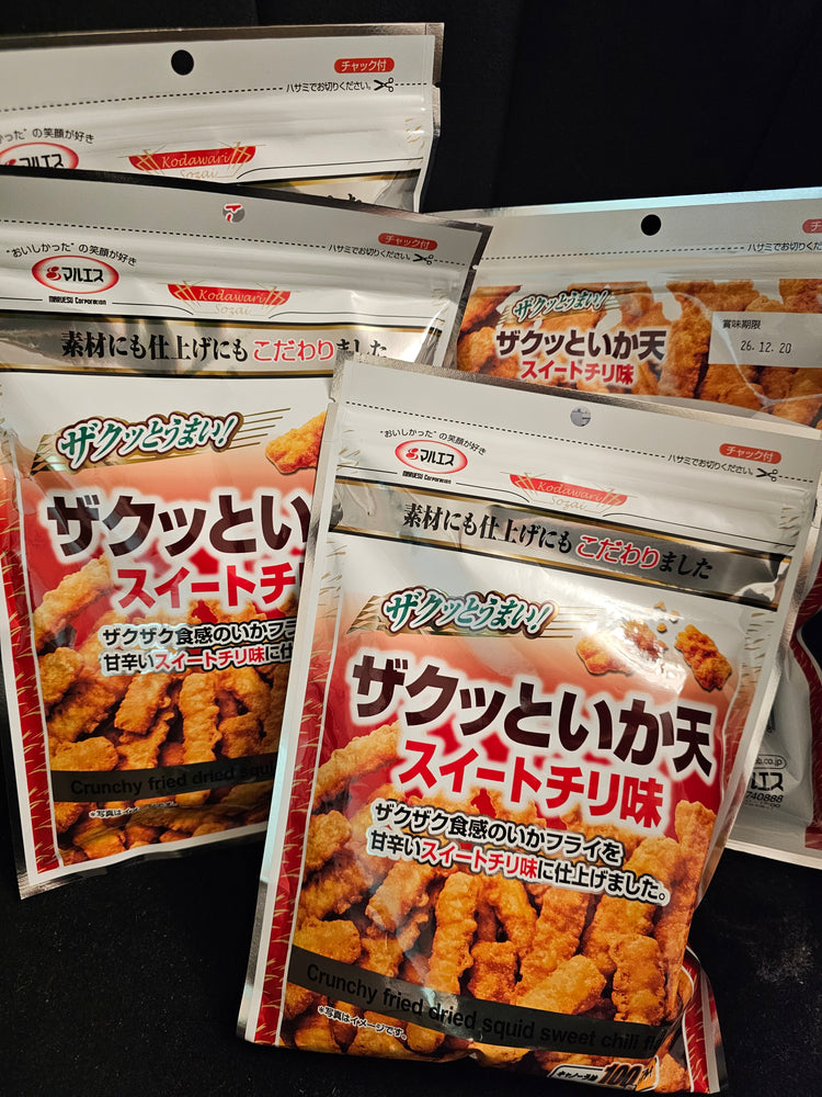 日本製：日本 COSTCO Maruesu 酥脆天婦羅魷魚下酒菜 105g (B3724)